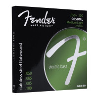 Fender SubSonic™ 9050ML Bass Strings, Flatwound Stainless Steel, Longe Scale, Gauges .050-.100, (4)