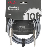Fender Contour™ Instrument Cable, Inca Silver, 10'