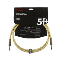 Fender Deluxe Series Instruments Cable, Straight/Straight, 5', Tweed