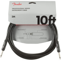 Fender Professional Series Instrument Cable, Straight/Straight, 10', Black