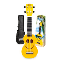 Mahalo U-SMILE YWK Learn 2 Play ukulele pack, yellow
