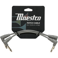 Gibson Maestro Instrument Patch Cables (2- Pack) Historic Gray
