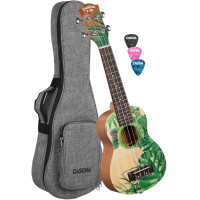 Cascha Soprano Ukulele Art Series Leafy