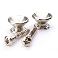 Fender Pure Vintage Strap Button Mounting Screws, Nickel