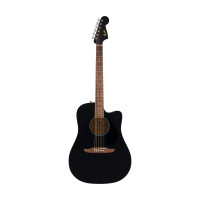 Fender California Debut Redondo™ CE, Spruce Top, Black Pickguard, Black