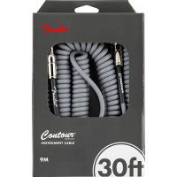 Fender Contour™ 30' Coiled Cable, Inca Silver