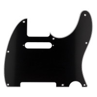 Fender Pickguard, Telecaster®, 8-Hole Mount, Black, 3-Ply