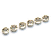 Fender Vintage-Style Guitar Tuning Machine Bushings (6), Nickel