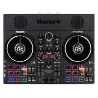 Numark PARTY MIX LIVE BUNDLE DJ Controller with built-in light show with headphone HF175
