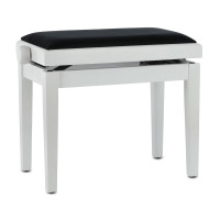 GEWA Piano bench Deluxe Vinyl White Matt