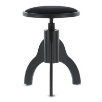 GEWA Piano Chair Deluxe Black highgloss, Black velvet