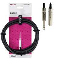 Gewa Headphones Extension Pro 3m 6,3 Jack/ 6,3 Jack Connector 