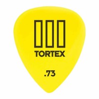 Dunlop 462R.73 Tortex TIII, Yellow, .73mm