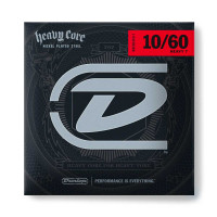 JIM DUNLOP DHCN1060 Heavy Core Nickel Wound Guitar Strings, Heavy, .010–.060, 7 Strings/Set