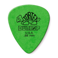 JIM DUNLOP Guitar Picks 431R.88 Tortex, Max-Grip, Green, 0.88mm