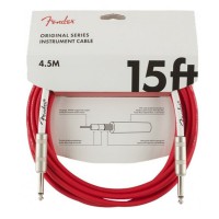 FENDER Original Series Instrument Cable, 15', Fiesta Red