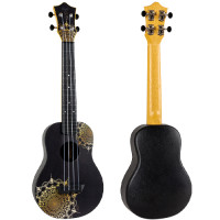 FLIGHT UKULELE TUC-40 GD MANDALA Travel Concert Gold
