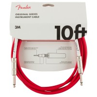 Fender Original Series instrument cable (10', Fiesta red) 
