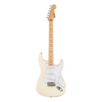 Fender Standard Stratocaster®, Maple Fingerboard, White Pickguard, Olympic White