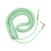Fender Original Series Coil Cable, Straight-Angle, 30', Surf Green