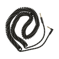 Fender Deluxe Coil Cable, 30', Black Tweed