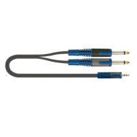 QUIKLOK RKSA140-1 RokSolid Audio Adaptor Cable -Black - 1.0m