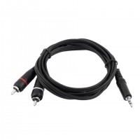 STR607K-2BK Adaptor cable - Black - 2.0m 