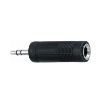 QUIKLOK AD16 Adaptor - Stereo 3.5mm jack plug to stereo 6.3mm jack socket