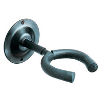 QUIKLOK GS402 Small guitar wall hanger w/rotating & straight forks - Black