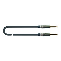 QUIKLOK JUST JJ 3 Instrument cable - Black - 3.0m (Mono 6.3mm jack plug - Mono 6.3mm jac