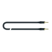 Quiklok JUST J35J35 3 Adaptor cable - Black - 3.0m (Stereo 3.5mm jack plug - Stereo 3.5m