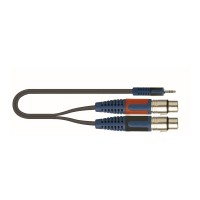 QUIKLOK RKSA194-3 RokSolid Audio Adaptor Cable - Black - 3.0m