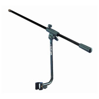 Quiklok A107 BK EU Clamp-on EU metric thread fixed length mic boom arm - Black