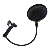 Quiklok FAP05 Professional pop filter with finenylon fabric filter - Black