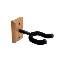 Quiklok GSW001 Wall-mount guitar hanger with wooden wall plate