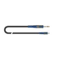 Quiklok RKSA128-2 RokSolid Audio Adaptor Cable -Black - 2.0m