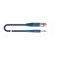 Quiklok RKSM300-5 RokSolid Microphone Cable - Black - 5.0m