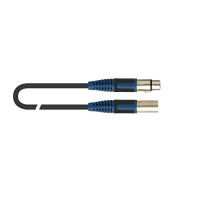 Quiklok RKSM342-5 RokSolid Microphone Cable - Black - 5.0m