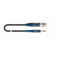 Quiklok RKSM342-9 RokSolid Microphone Cable - Black - 9.0m