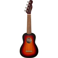 Fender Venice Soprano Ukulele, Walnut Fingerboard, 2-Color Sunburst