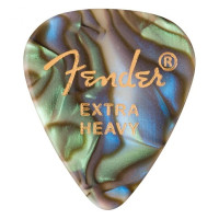 Fender 351 Shape Premium Picks, Extra Heavy, Abalone
