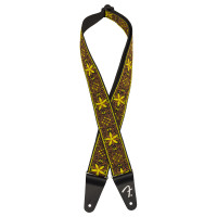 Fender Pasadena Woven Strap, Yellow Wallflower, 2