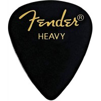 Fender Classic Celluloid, Black, 351 Shape, Heavy,144 Count