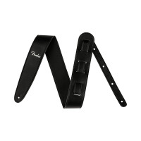 Fender Vegan Leather Strap, Black, 2.5