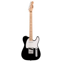 Fender Squier Sonic™ Telecaster®, Maple Fingerboard, White Pickguard, Black
