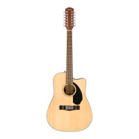 Fender CD-60SCE Dreadnought 12-string, Walnut Fingerboard, Natural