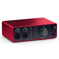 Focusrite Scarlett 4i4 4th Gen 4 In/4 Out Desktop USB Audio Interface with 2 Mic Preamps