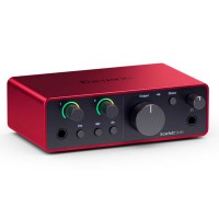 Focusrite Scarlett Solo 4th Gen 2 In/2 Out Compact Desktop USB Audio interface with Mic Preamp