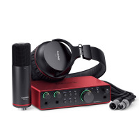 Focusrite Scarlett MOSC0040 2i2 Studio 4th Gen with CM25 MkIII Microphone and SH-450 Headphones