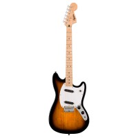 Fender Squier Sonic™ Mustang®, Maple Fingerboard, White Pickguard, 2-Color Sunburst